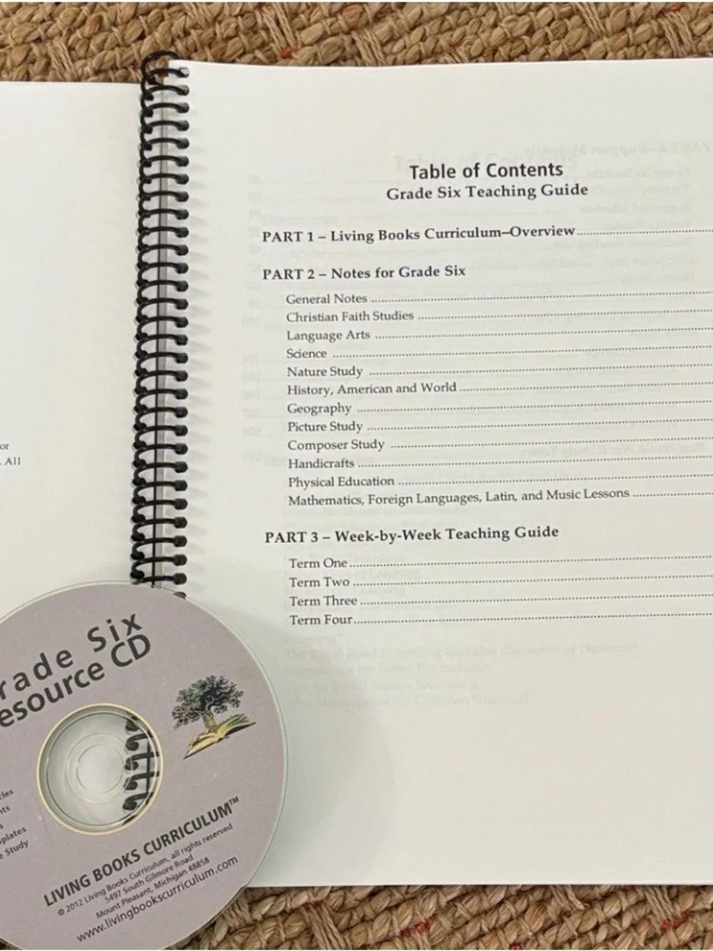 Living Books Curric Bundle Grades 3,4 & 6 Teach Guide wCD